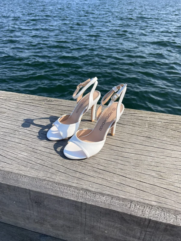 Andres Machado - Hvid pumps