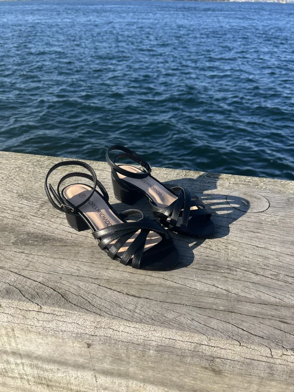 Andres Machado - Sort sandal