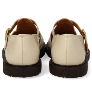 Angulus - Beige sandal med hælkappe