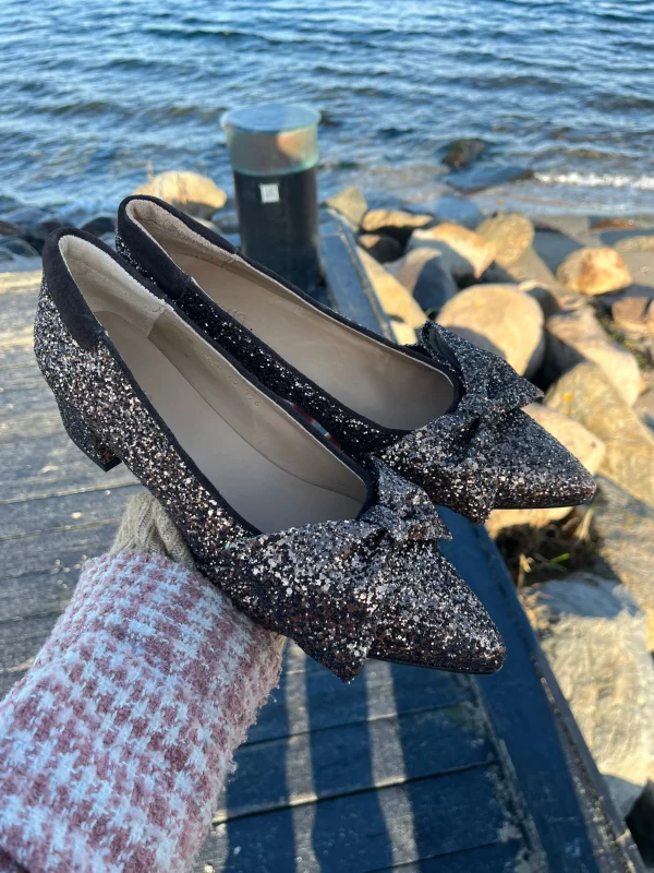 Angulus - Brun Glimmer Pumps