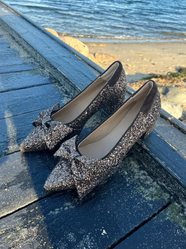 Angulus - Brun Glimmer Pumps