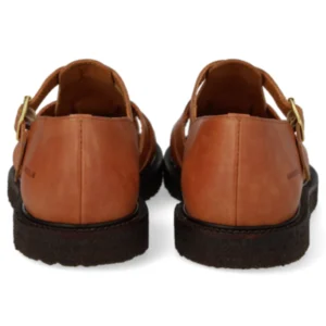 Angulus - Brun sandal med hælkappe