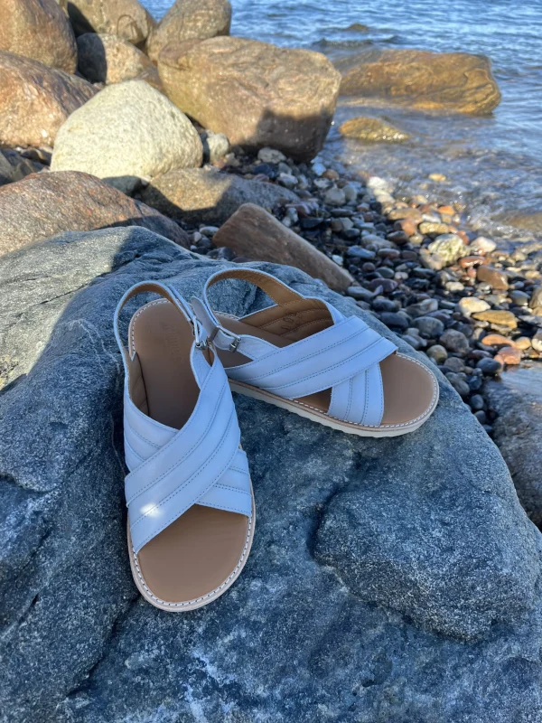 Angulus - Lyseblå sandal