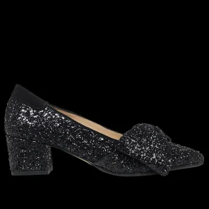 Angulus - Sort glimmer pumps