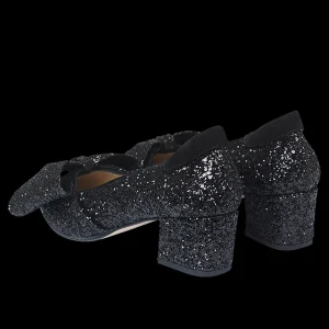 Angulus - Sort glimmer pumps