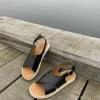 Angulus - Sort lak sandal