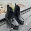 Angulus - Sort lak støvle