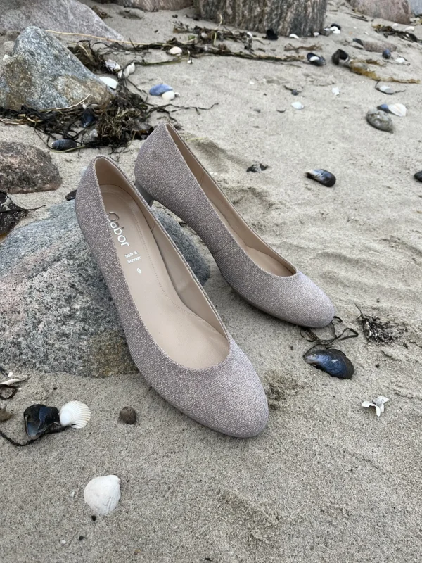 Gabor - Guld pumps