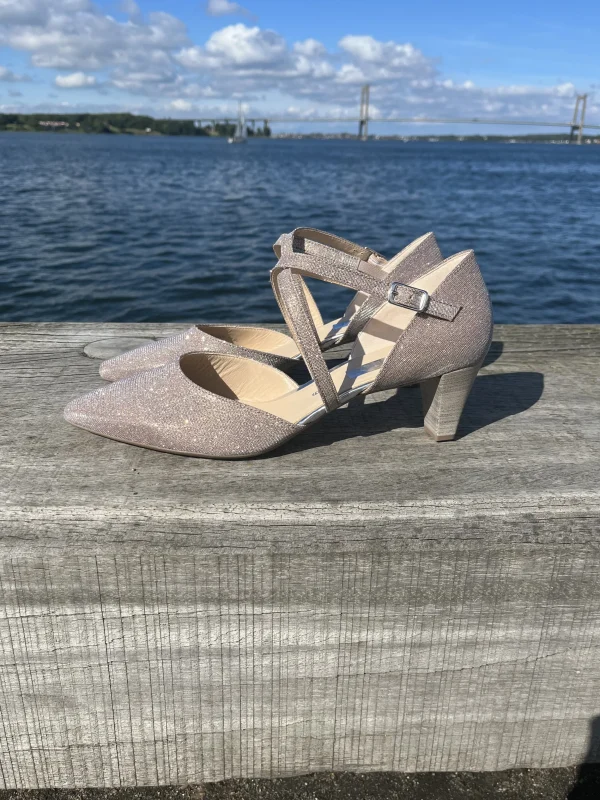 Gabor - Guld pumps