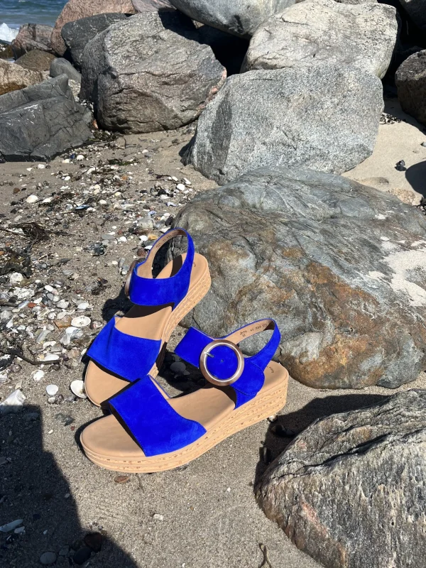 Gabor - Koboltblå Sandal