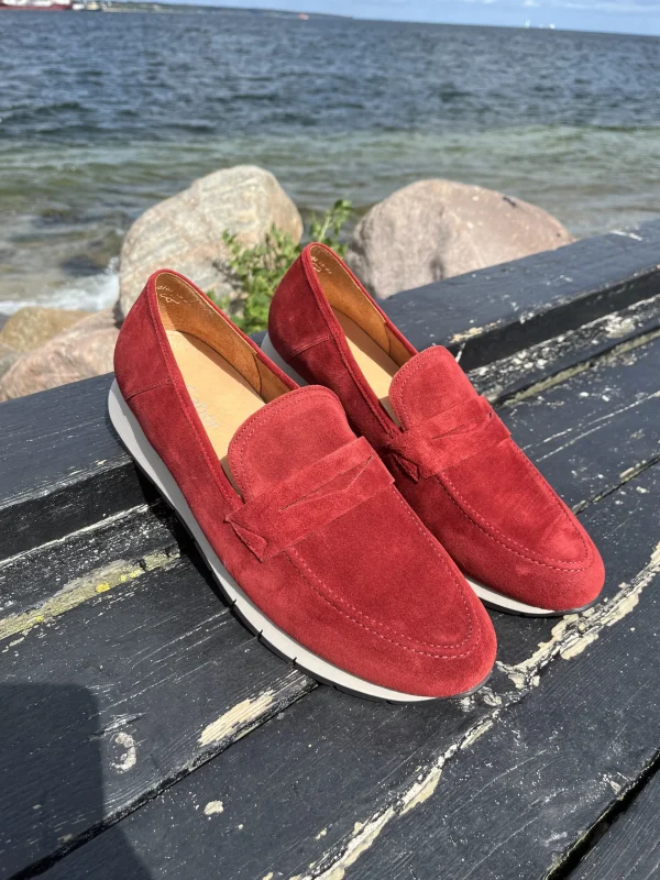 Gabor - Rød loafers (Vidde G)