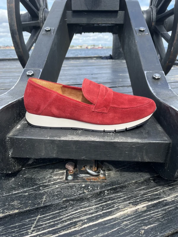 Gabor - Rød loafers (Vidde G)