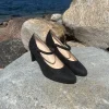 Gabor - Sort glimmer pumps