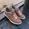 Jomos - Brun læder sneakers