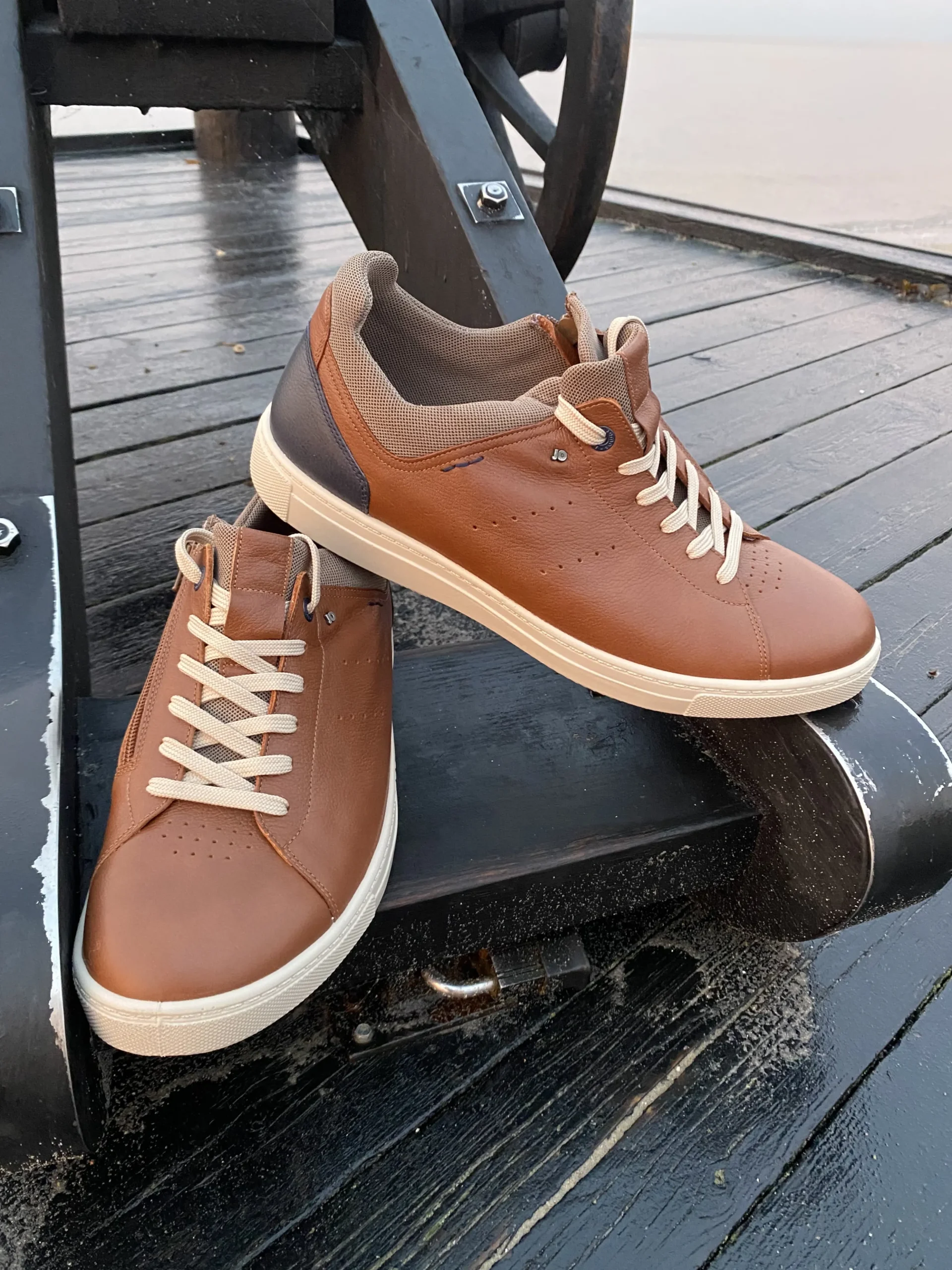 jomos__brun_lder_sneakers_1.webp Jomos - Brun læder sneakers