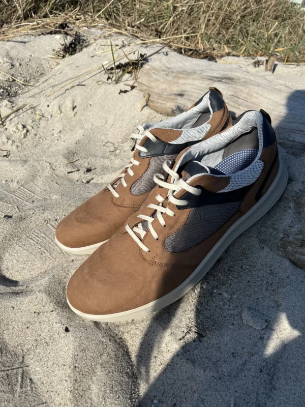 Jomos - Sneakers i brun læder