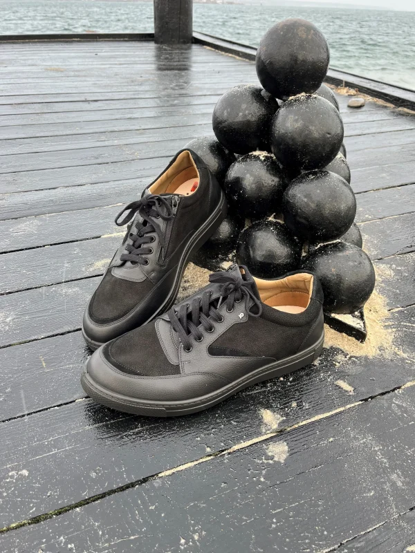 Jomos - Sort herresneakers