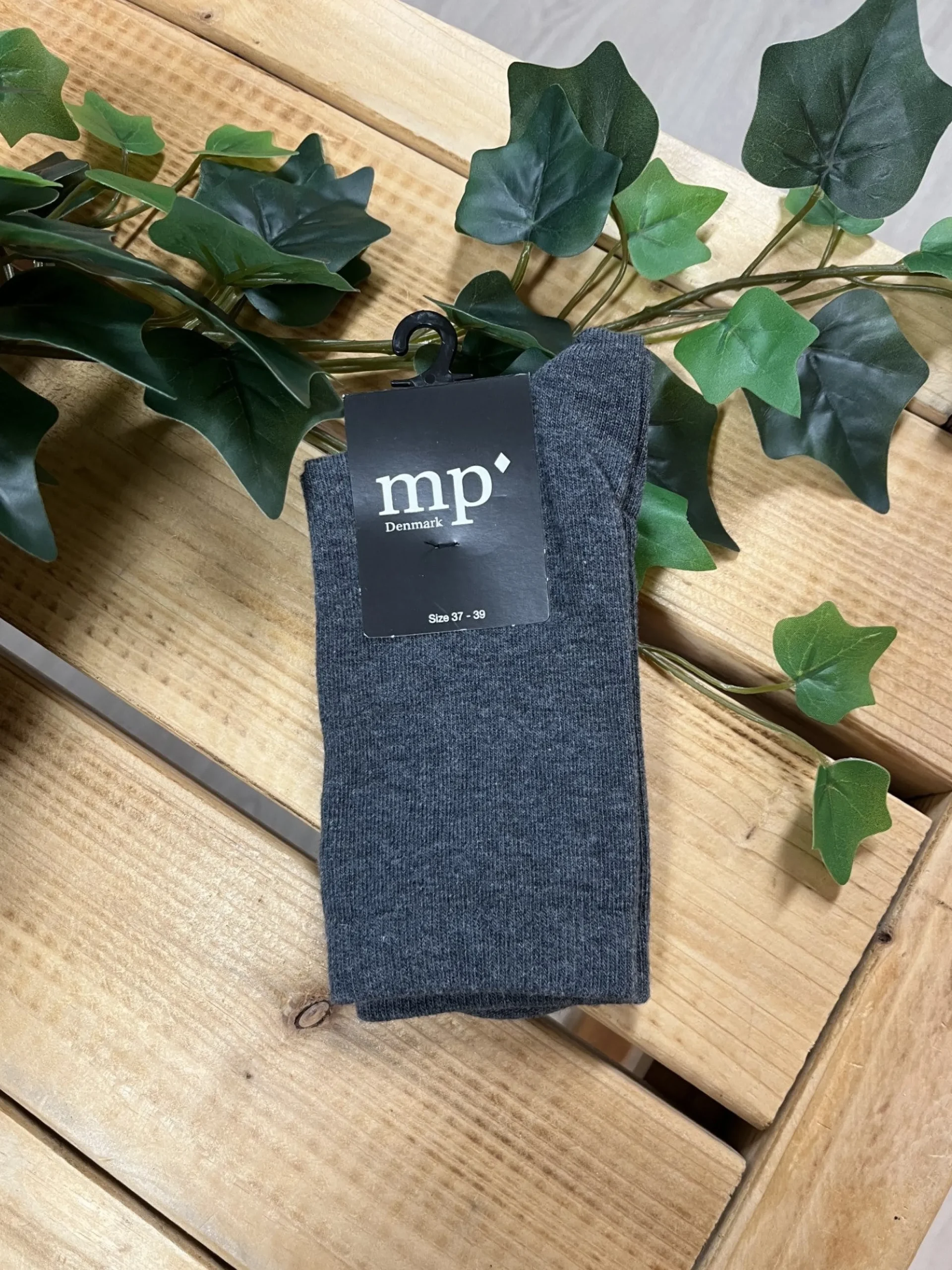 mp__gr_bomuldsstrmpe_0.webp MP - Grå bomuldsstrømpe