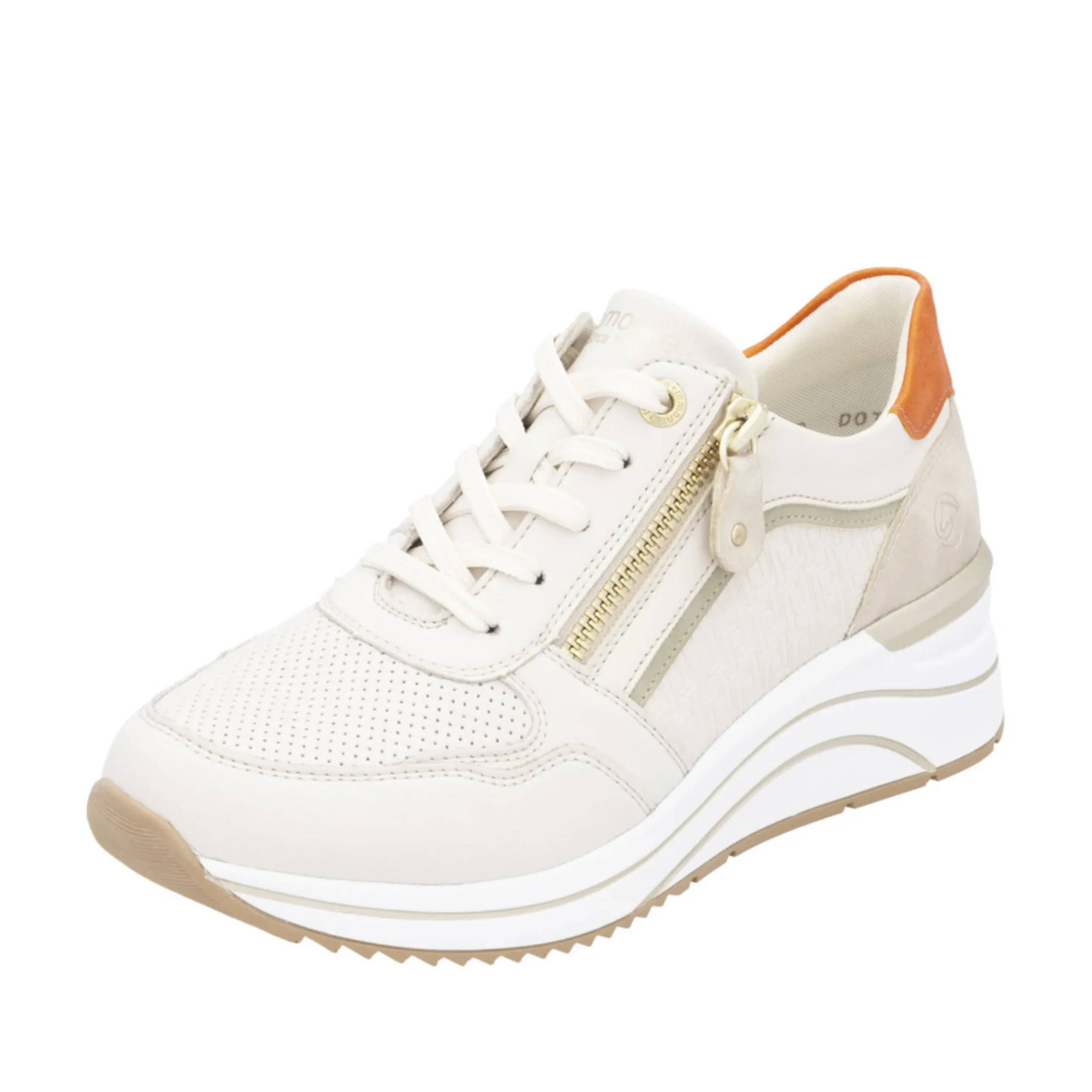 remonte__lys_sneakers_med_4.webp Remonte - Lys sneakers med kilehæl