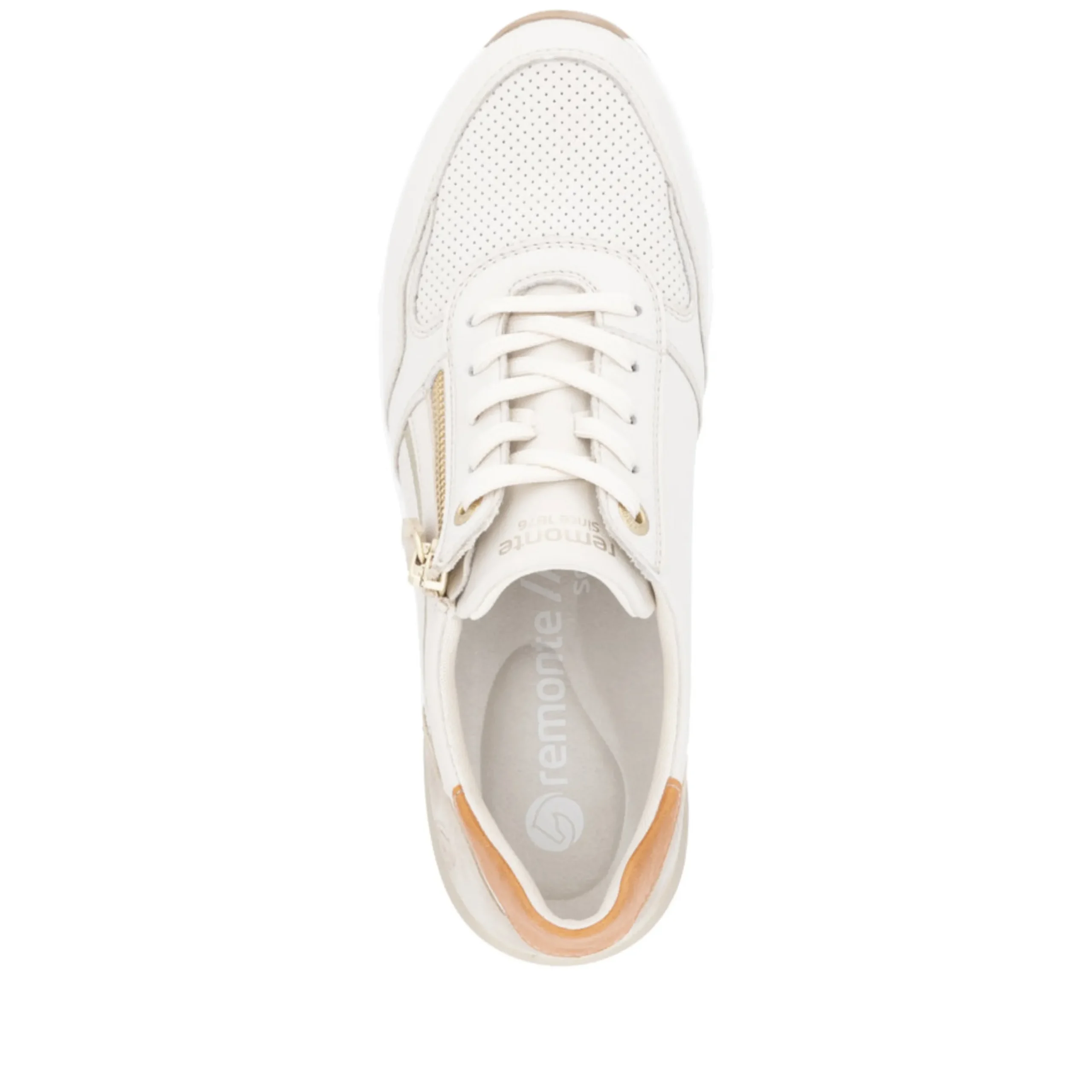 remonte__lys_sneakers_med_7.webp Remonte - Lys sneakers med kilehæl