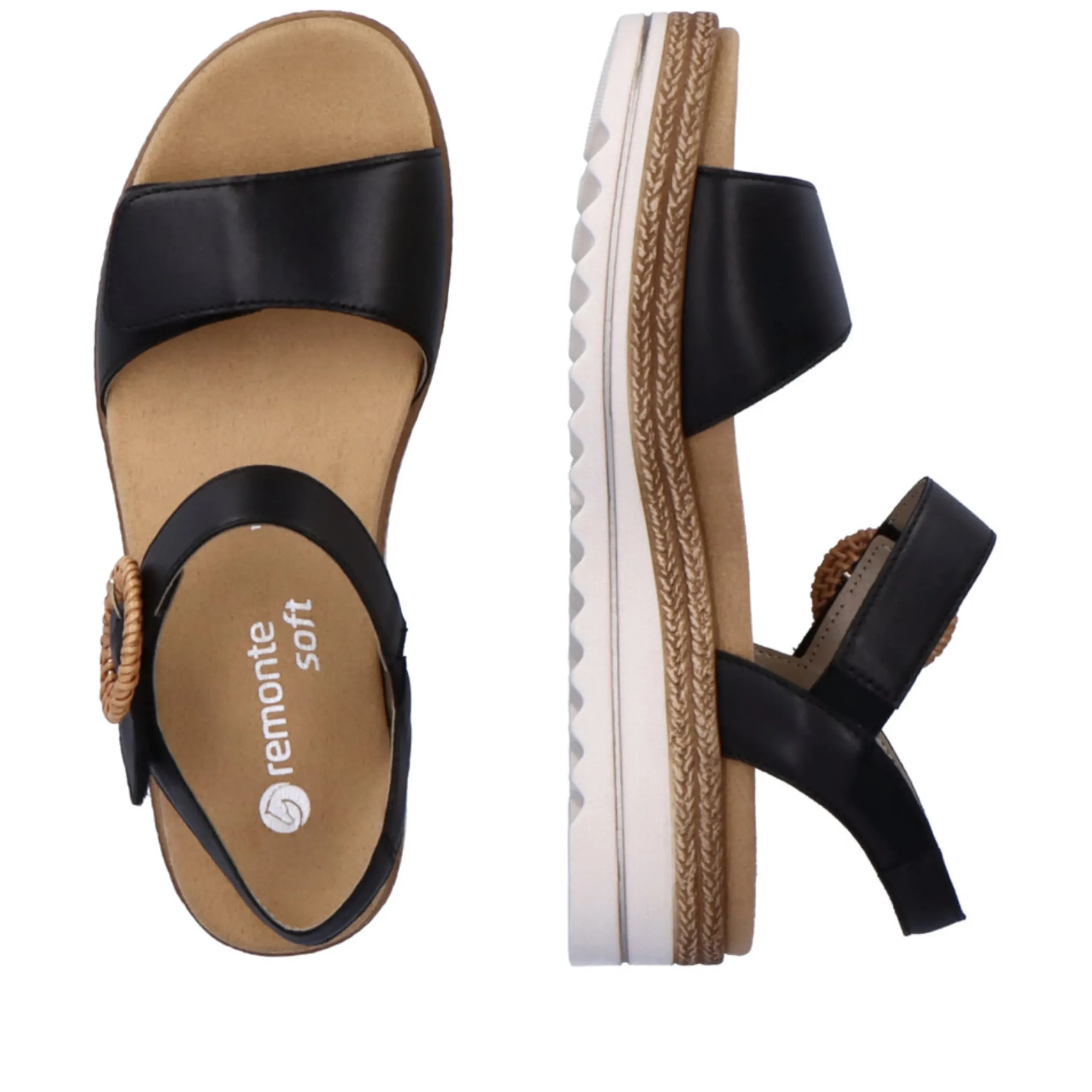remonte__sort_sandal_3.webp Remonte - Sort Sandal