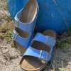 Rohde - Blå lak sandal