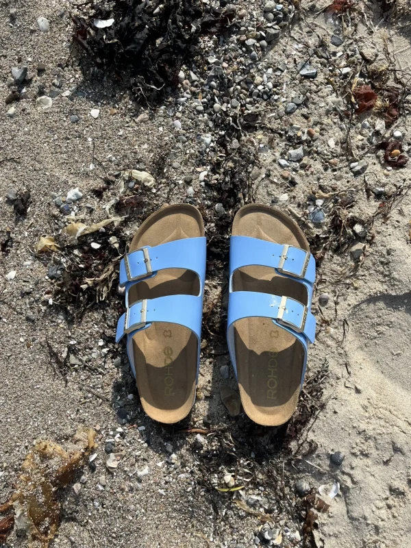 Rohde - Blå lak sandal