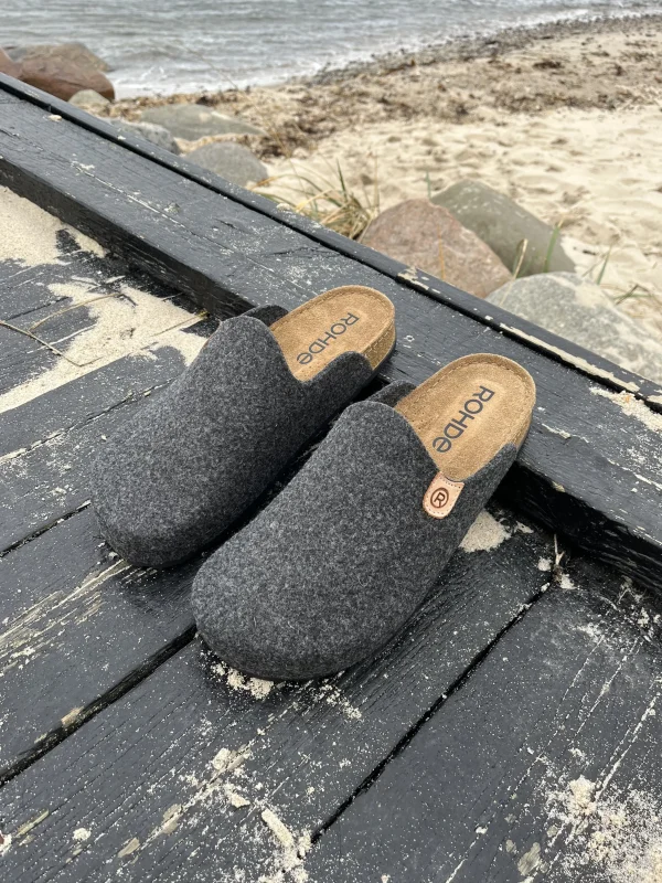 Rohde - Grå hjemmesko