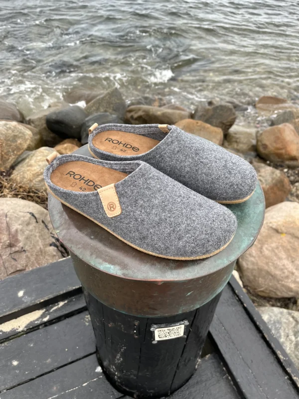 Rohde - Grå hjemmesko