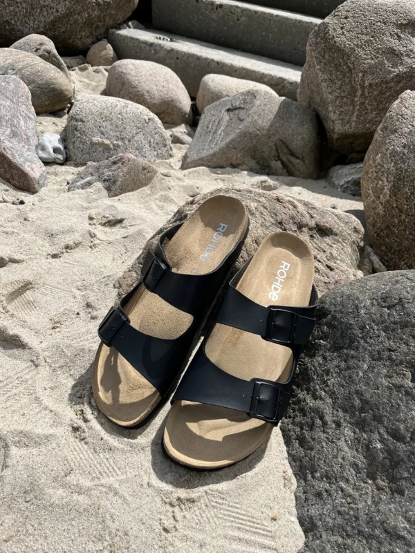 Rohde - Herre slippers i sort