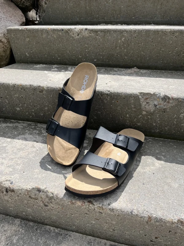 Rohde - Herre slippers i sort