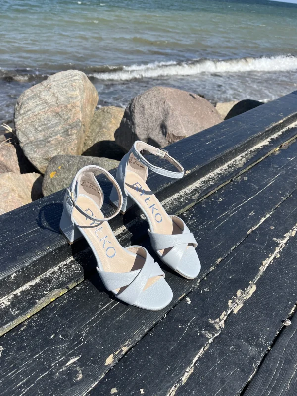 Rylko - Blå læder sandal