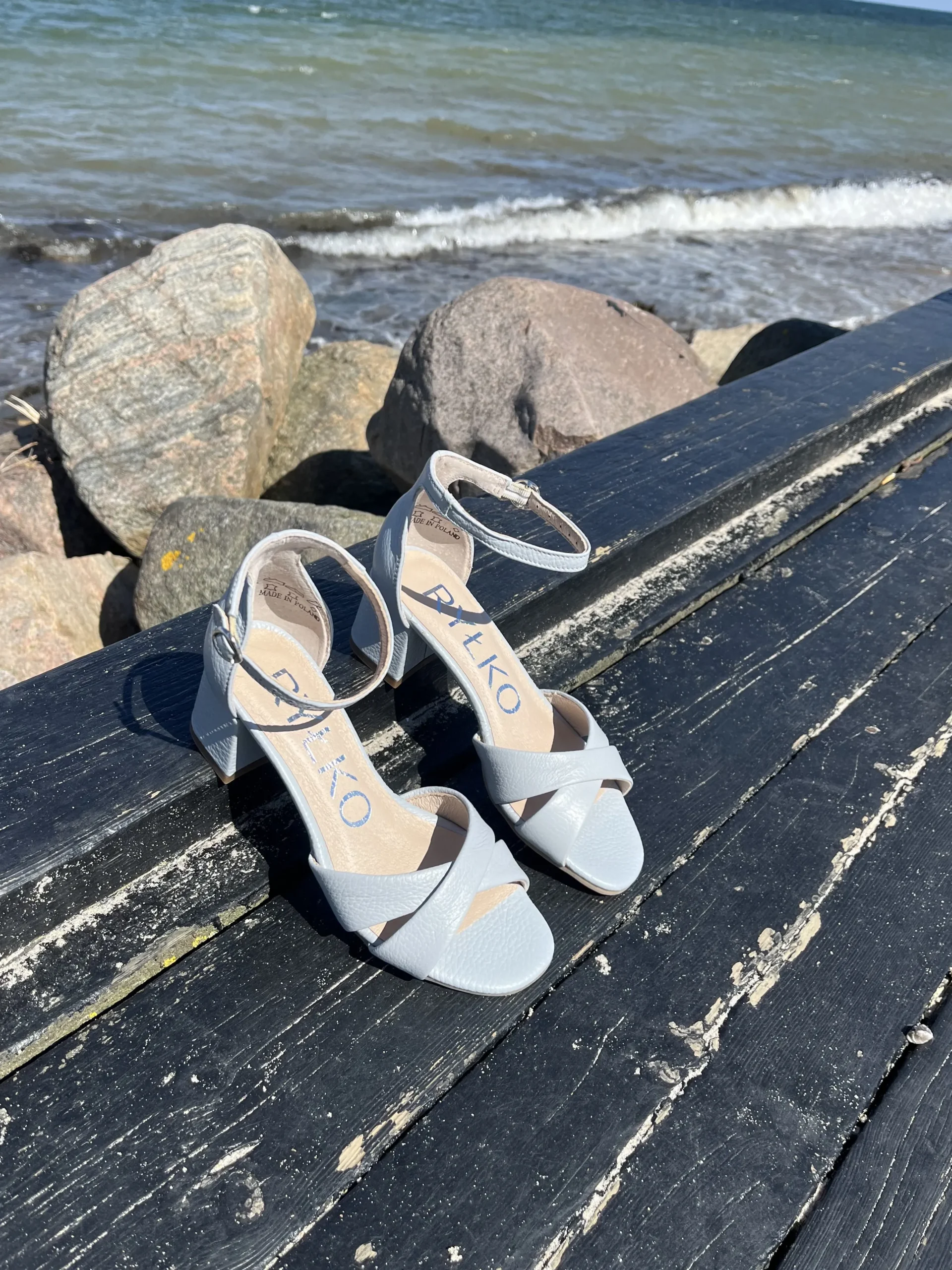 rylko__bl_lder_sandal_1.webp Rylko - Blå læder sandal