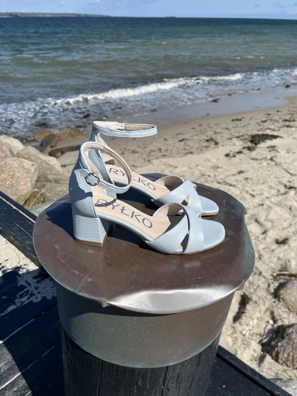 Rylko - Blå læder sandal