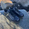 Rylko - Sort læder sneakers