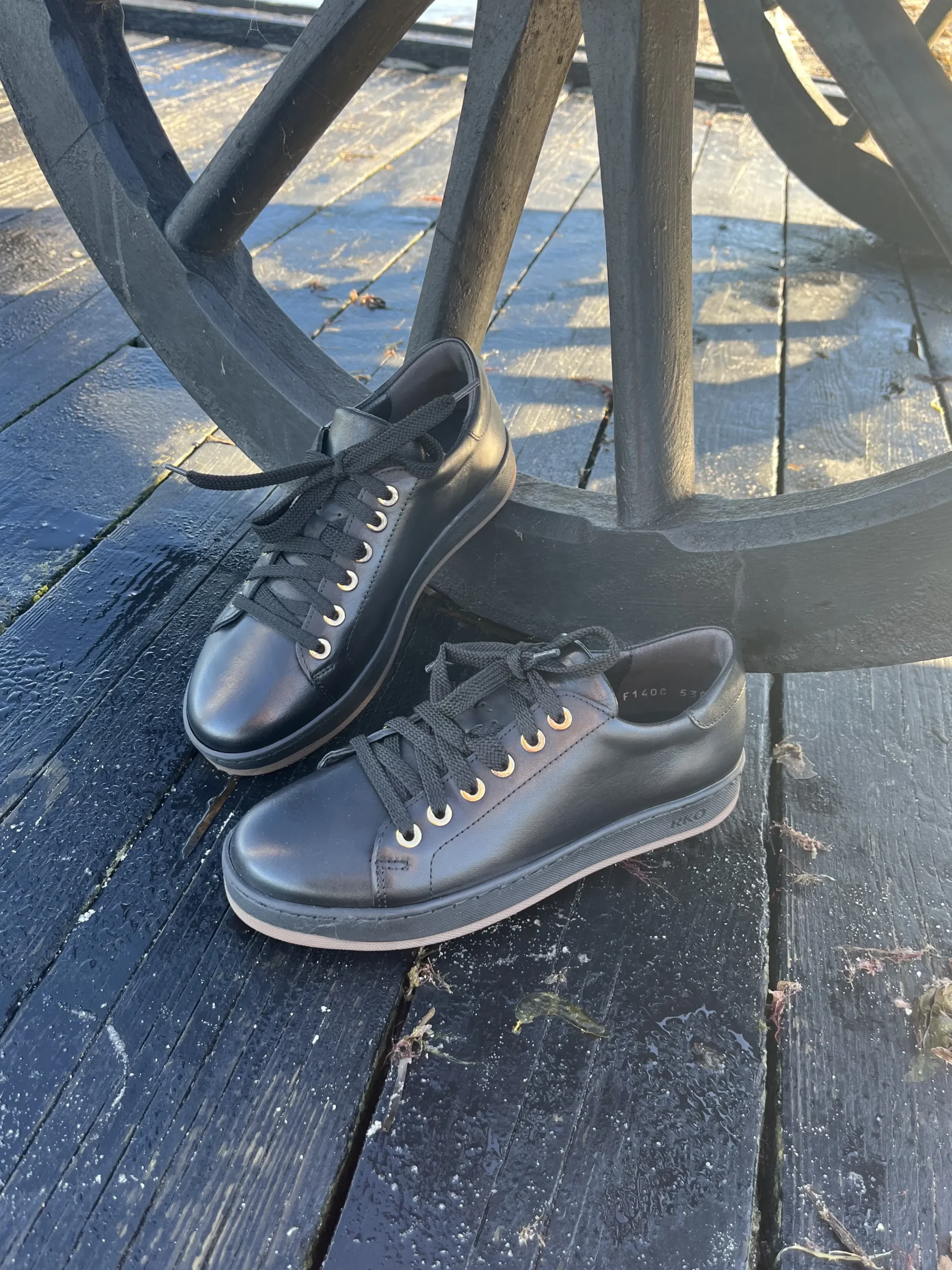 rylko__sort_lder_sneakers_3.webp Rylko - Sort læder sneakers