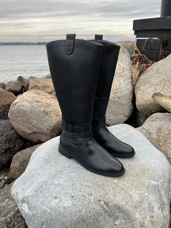 Tamaris Comfort - Sort lang støvle (Vidde H)